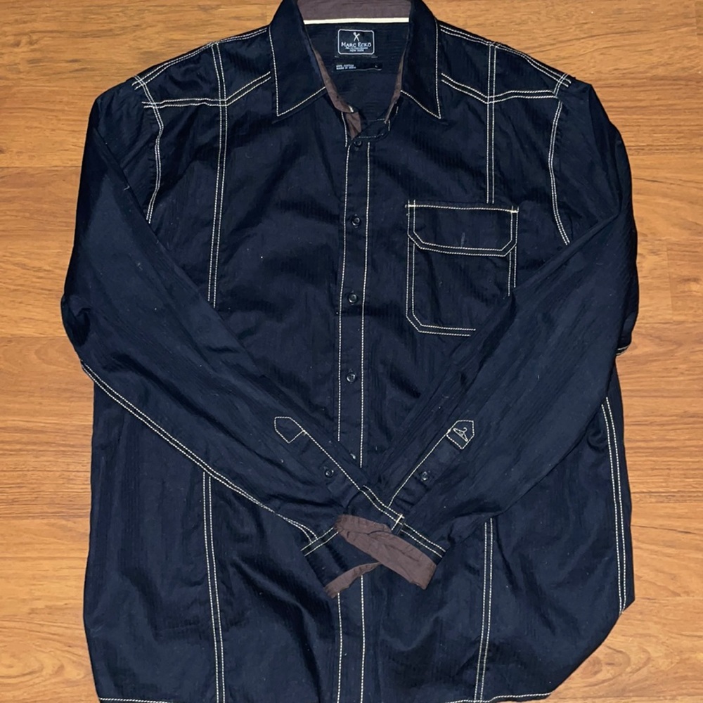 Mens Marc Ecko dress shirt size Large